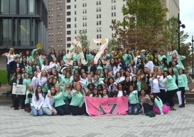 Delta Zeta Bid Day Drexel