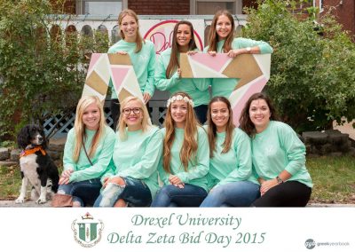 Delta Zeta Bid Day Drexel