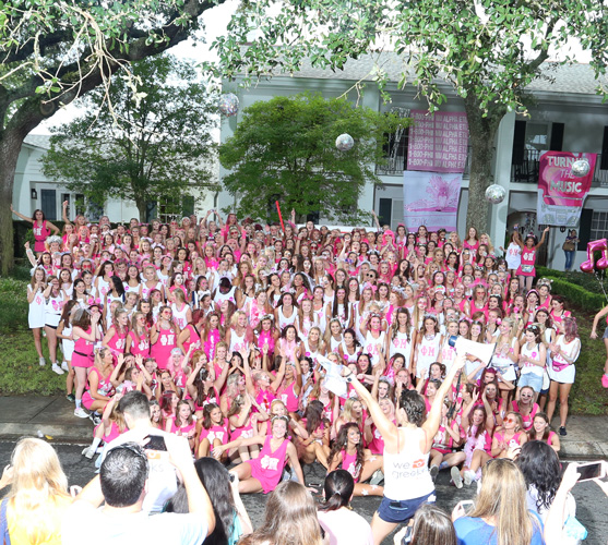 sorority bid day photo